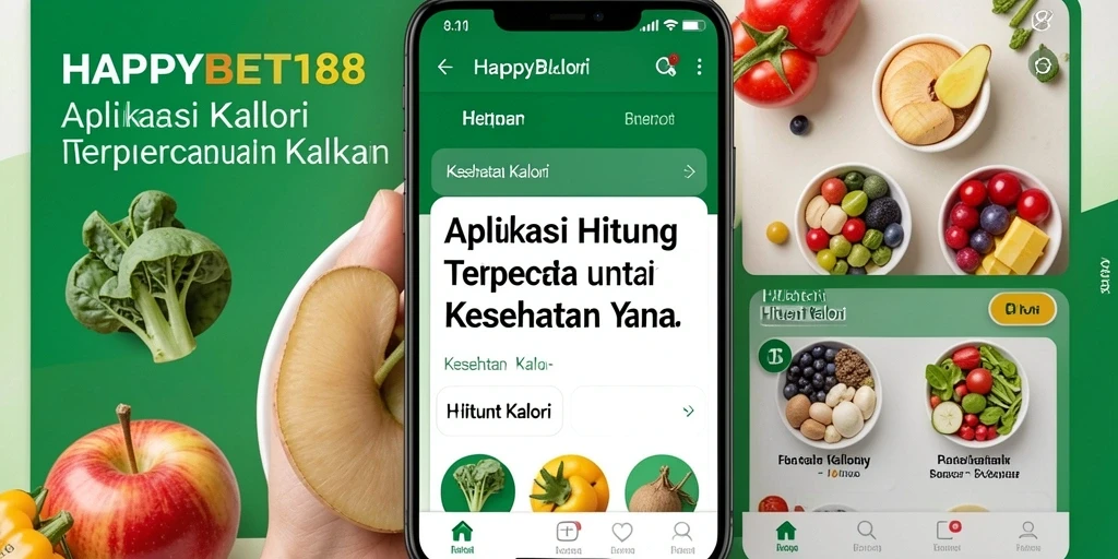 Antarmuka aplikasi <strong>HAPPYBET188</strong> yang intuitif untuk menghitung kalori.