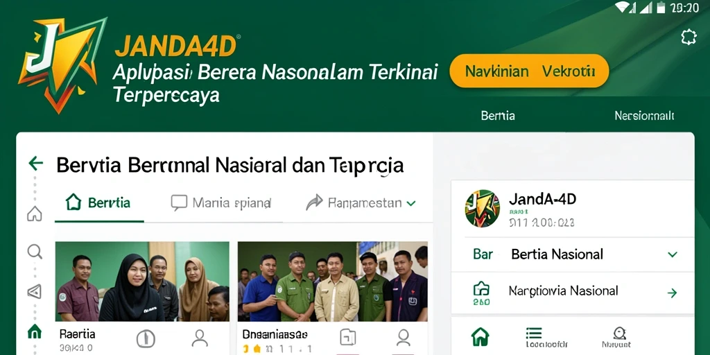 Tampilan antarmuka JANDA4D yang menarik dan informatif.