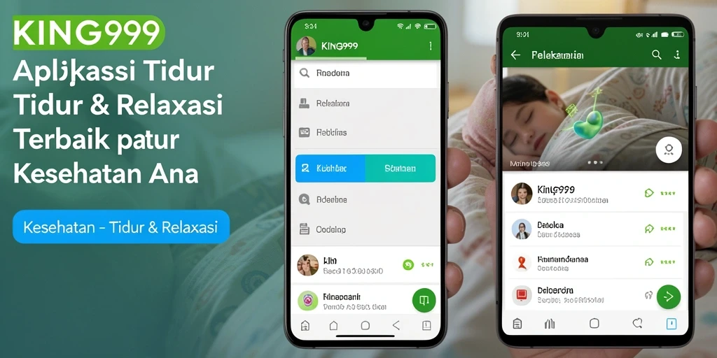 Tampilan antarmuka KING999 yang menenangkan untuk relaksasi dan tidur.