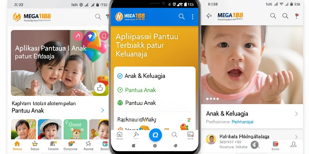 Tampilan antarmuka MEGA188 yang ramah keluarga dan mudah digunakan.