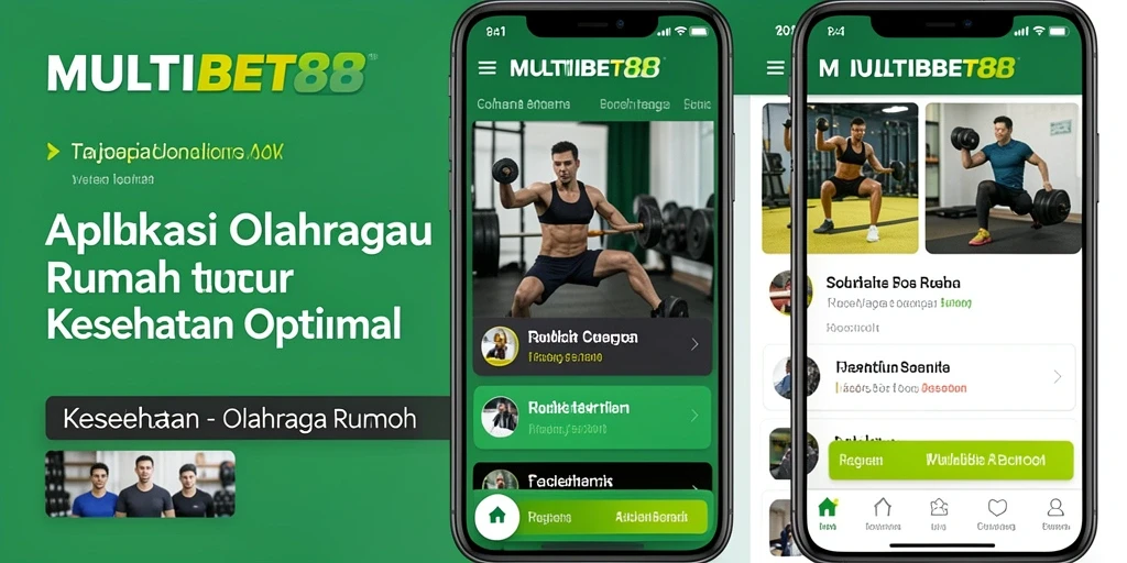 Tampilan antarmuka aplikasi Olahraga Rumah MULTIBET88 yang intuitif.